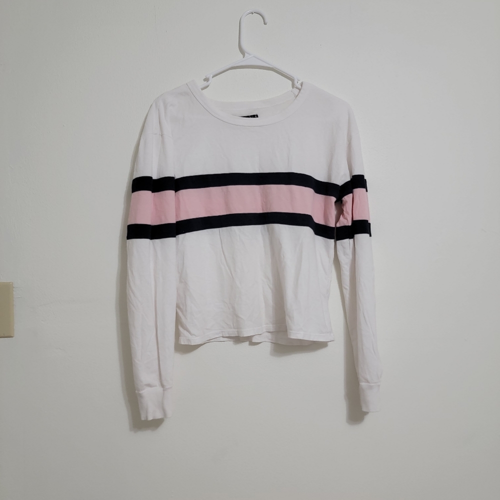 White Abercrombie Long Sleeve Shirt